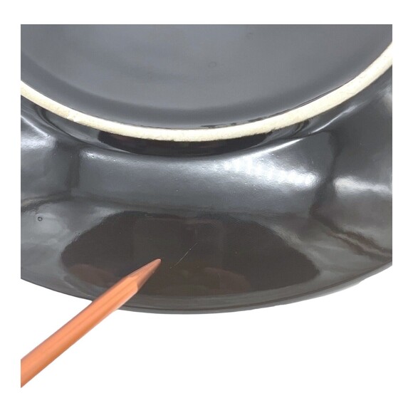 Pfaltzgraff Brown Glazed Wildlife Adventure Salad Plate 8.5” Rustic Farmhouse - Picture 5 of 7